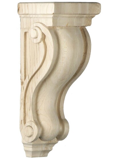 Maple Corbel 13 inch H x 5 3/8 inch W x 4 1/2 inch Depth.